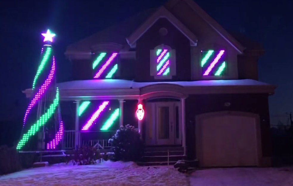 Une maison interactive pour Noël