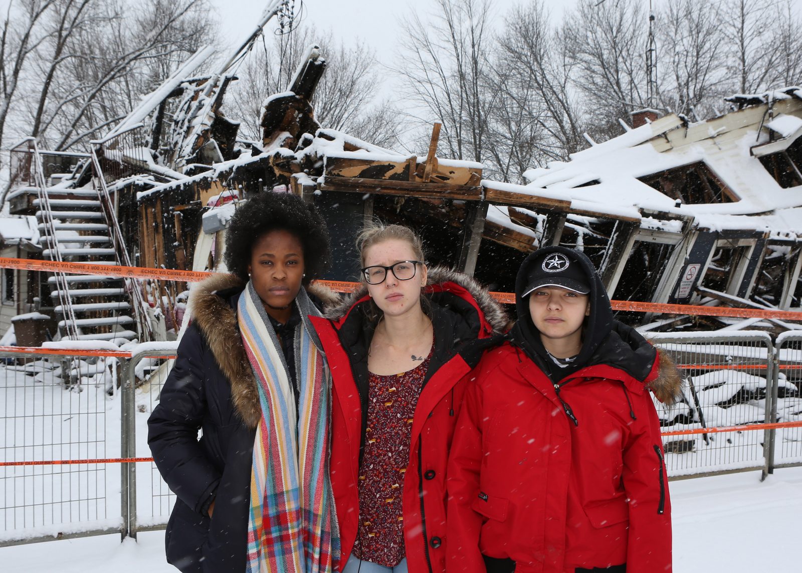 Les trois jeunes femmes l’ont échappé belle