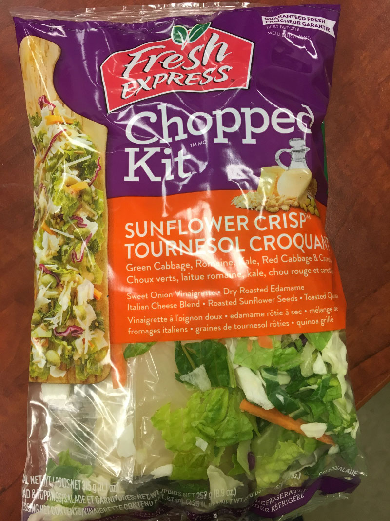 Rappel de salade préparée de marque Fresh Express