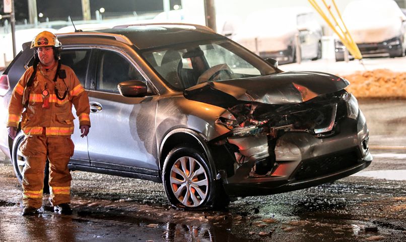 Tamponnage à Saint-Constant