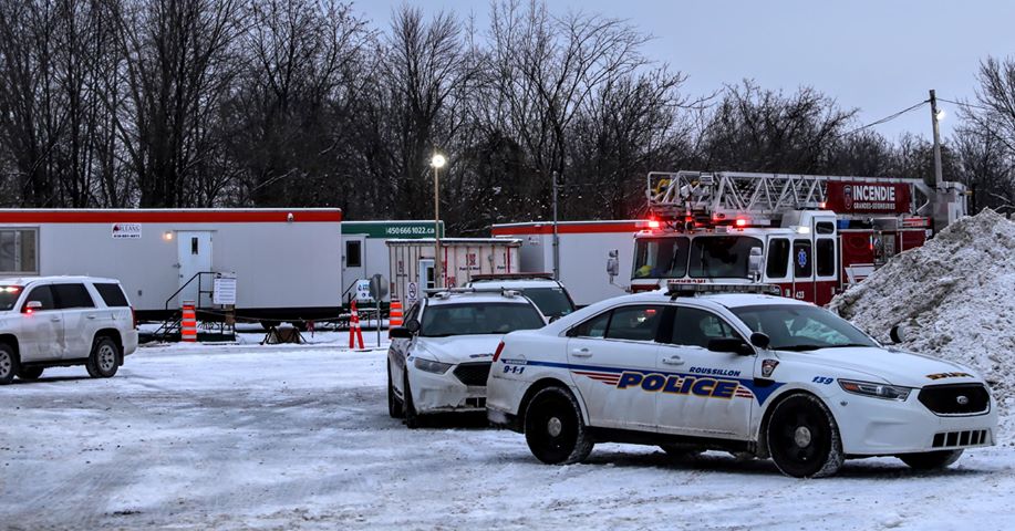 Accident de travail sur le chantier du complexe aquatique à Saint-Constant