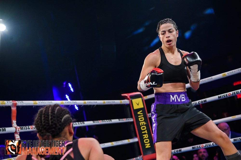 La boxeuse Martine Valli&egrave;res-Bisson remporte un deuxi&egrave;me combat