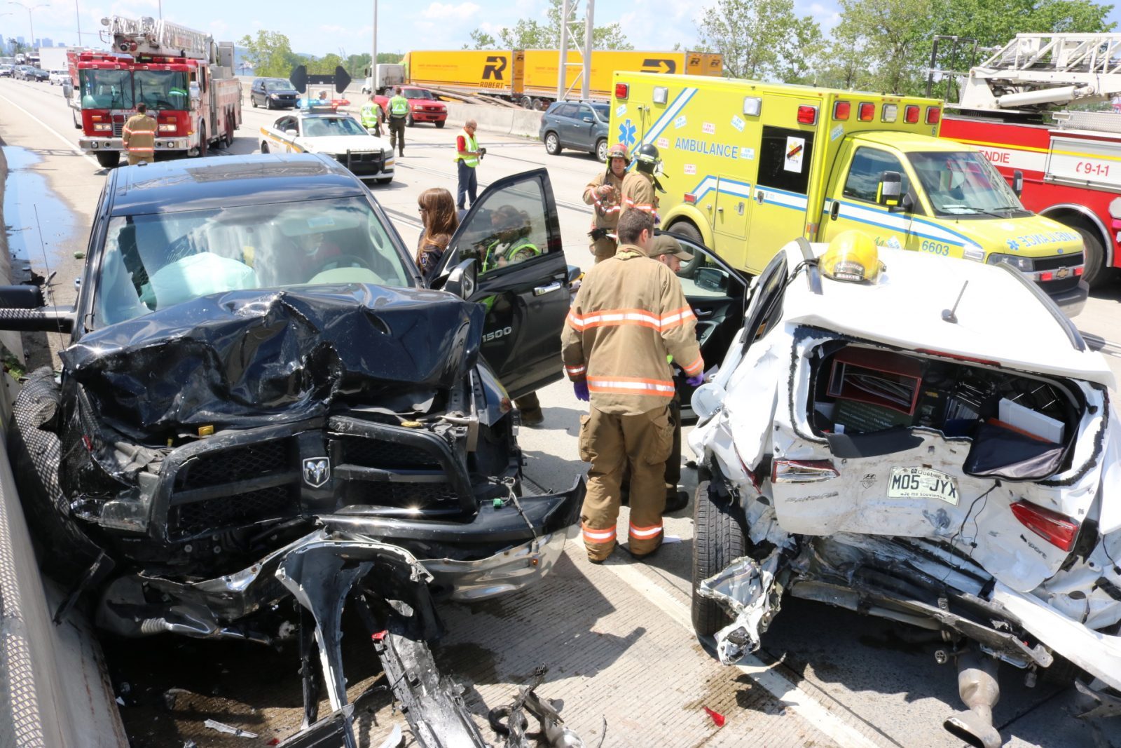 Axe R-132 Est/A-20 Est: le ministère des Transports recense 50 collisions par an