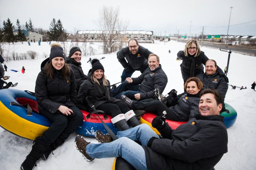 La nouvelle pente à glisser à Candiac nommée et inaugurée
