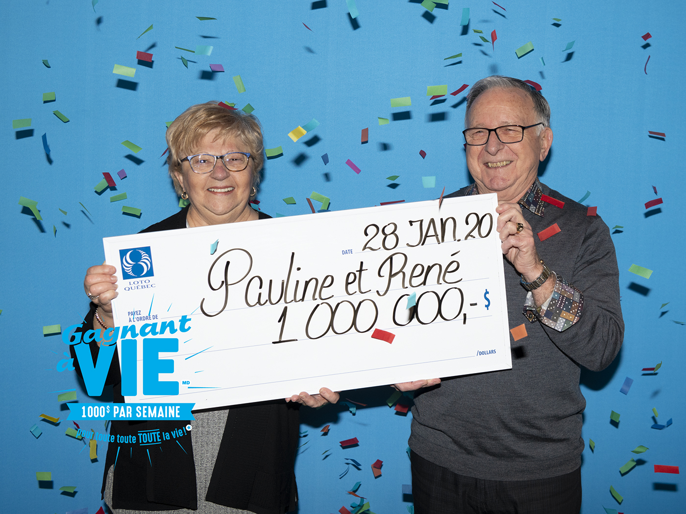 Millionnaires grâce à un billet acheté à La Prairie