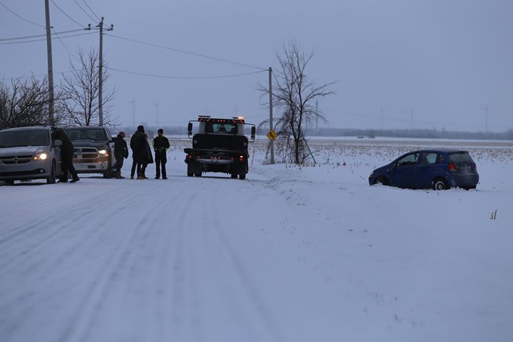 Sortie de route à Saint-Mathieu, le MTQ appelle à la prudence