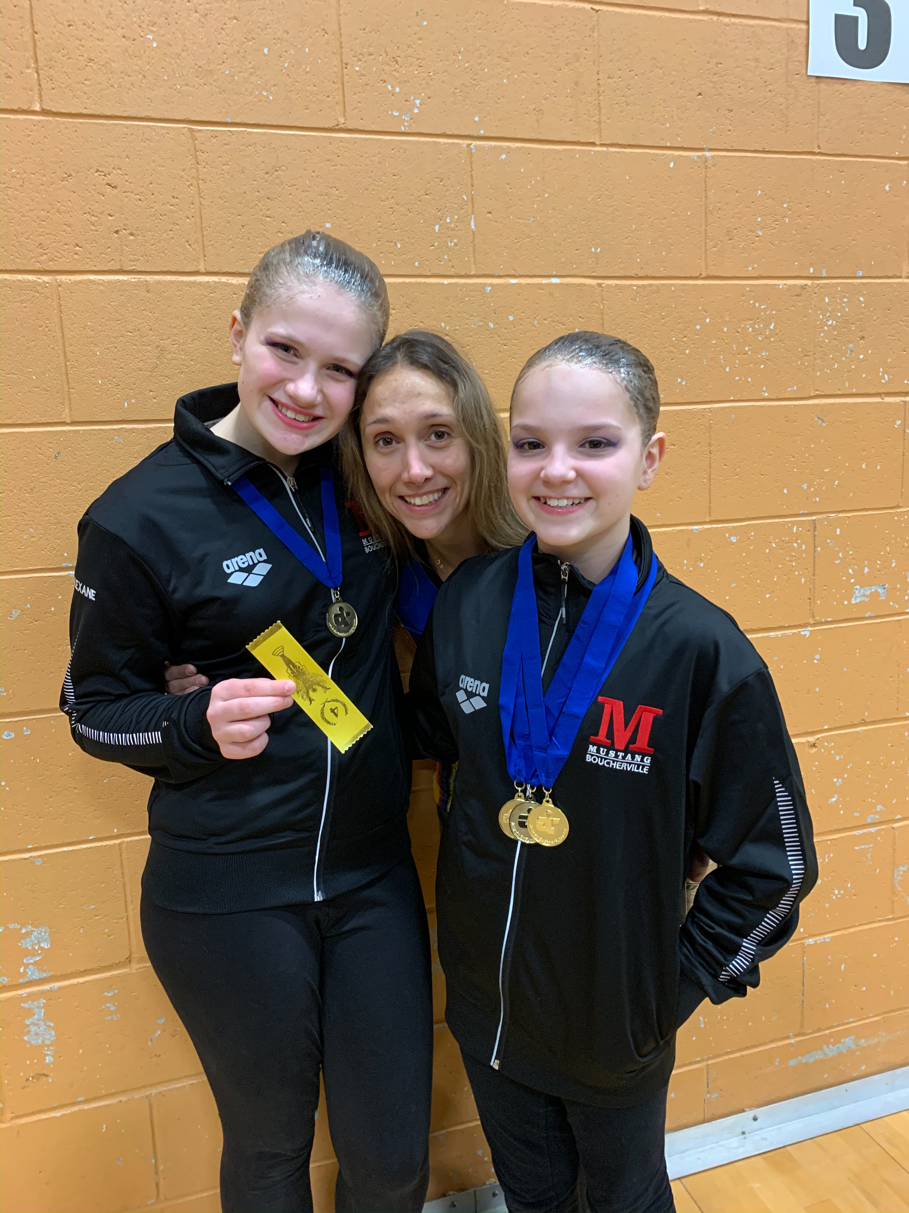 Médaillées d&rsquo;or en natation