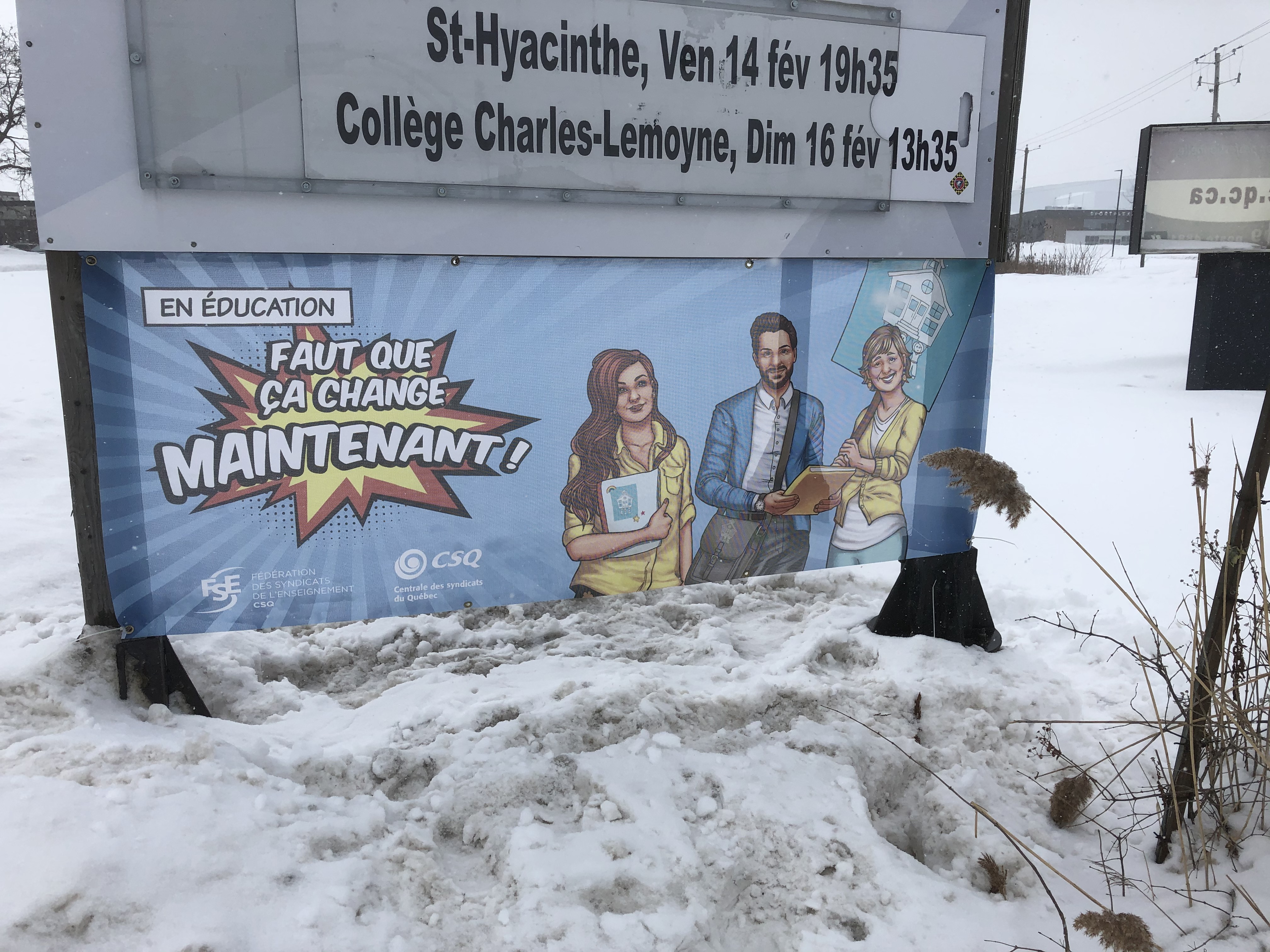 Les enseignants affichent leur mécontentement
