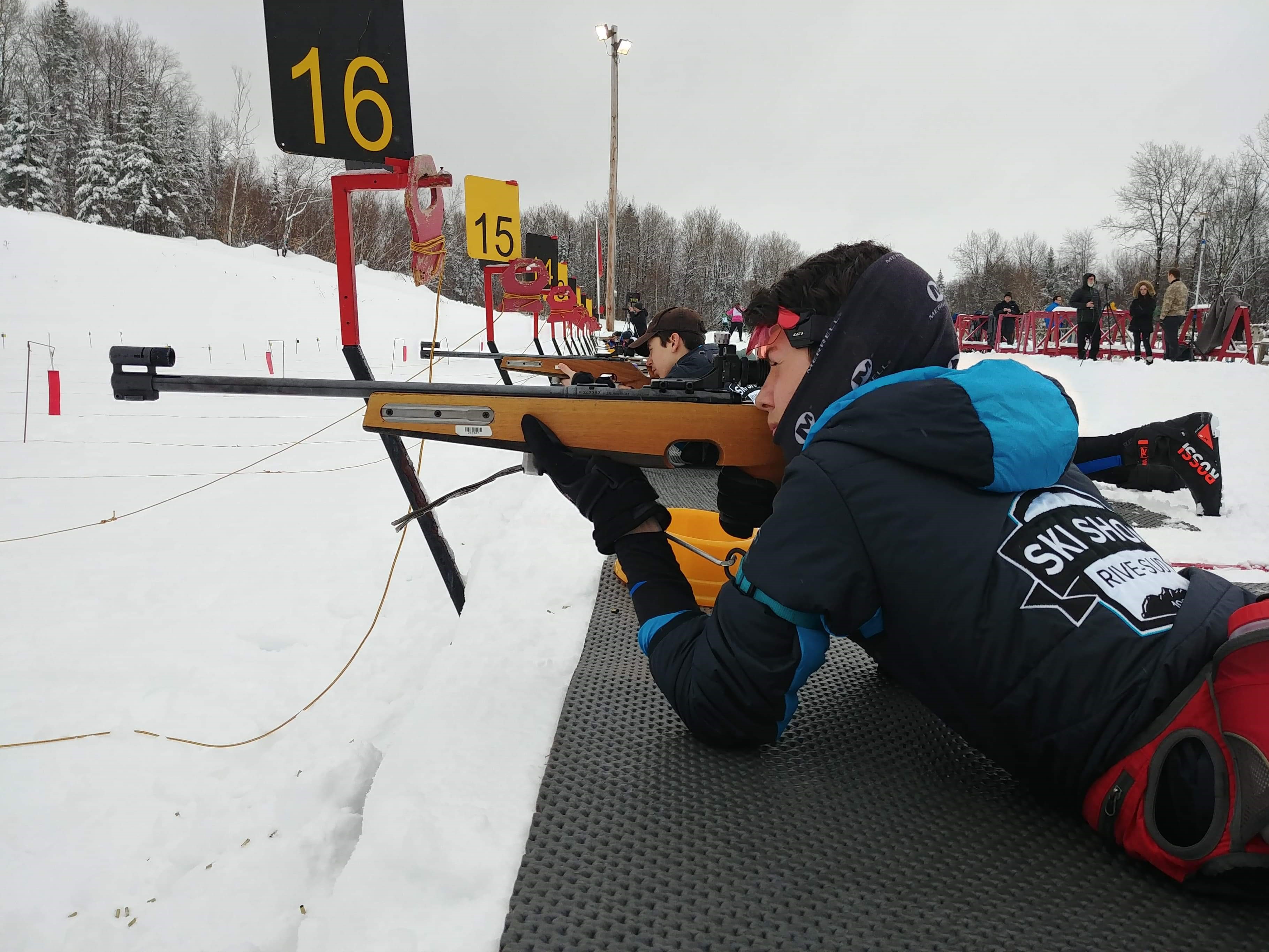 Deux cadets locaux ont participé au Championnat provincial de biathlon