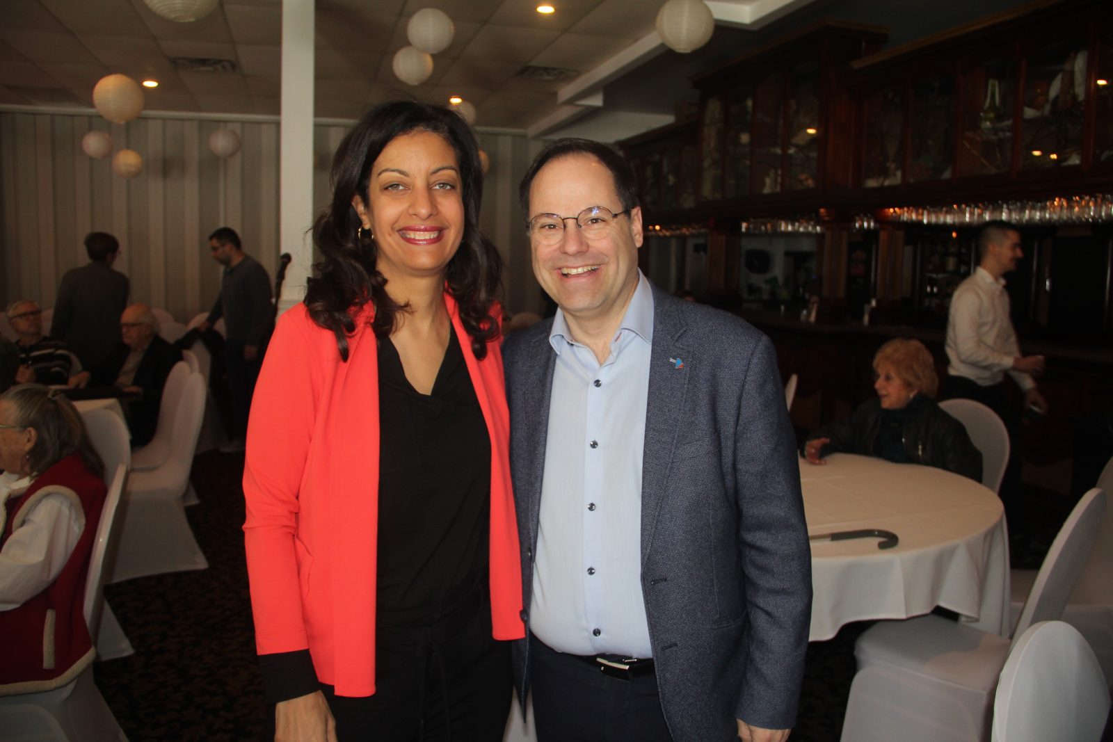 Dominique Anglade et Alexandre Cusson rencontrent les militants libéraux de la région