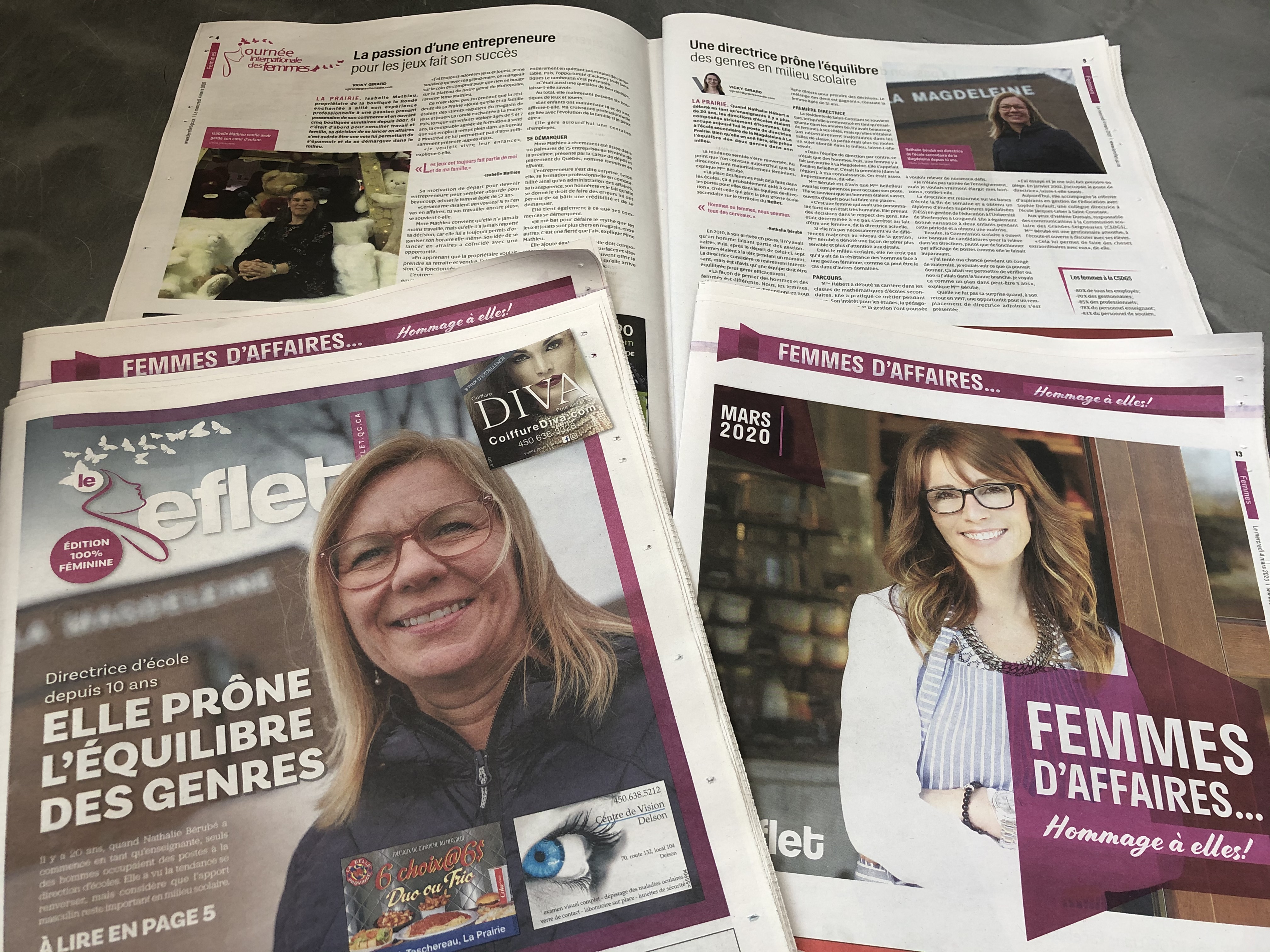 L&rsquo;équipe du Reflet produit une édition 100 % féminine