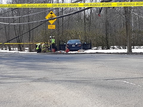 Un automobiliste fait une sortie de route après un malaise