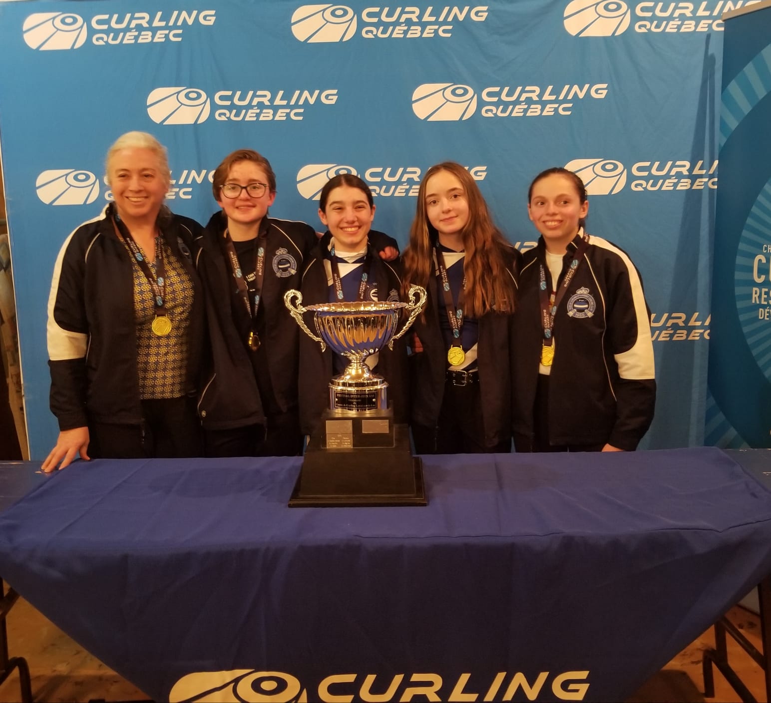 Médaillées d&rsquo;or en curling