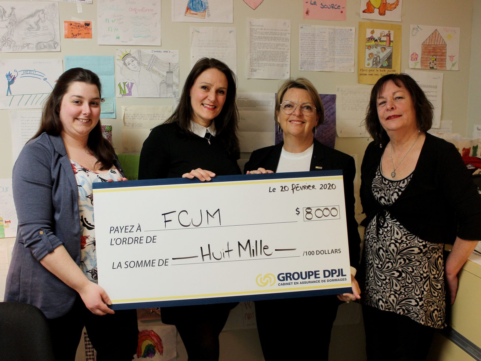 Don de 8000$ au Centre jeunesse de la Montérégie