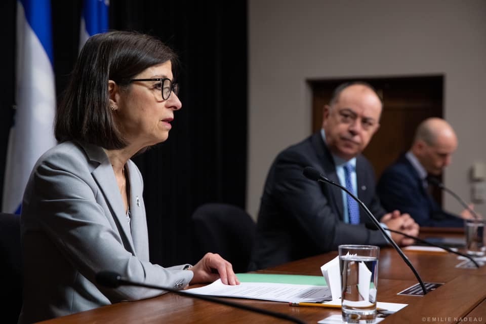 Remaniement ministériel : Danielle McCann officiellement remplacée à la Santé