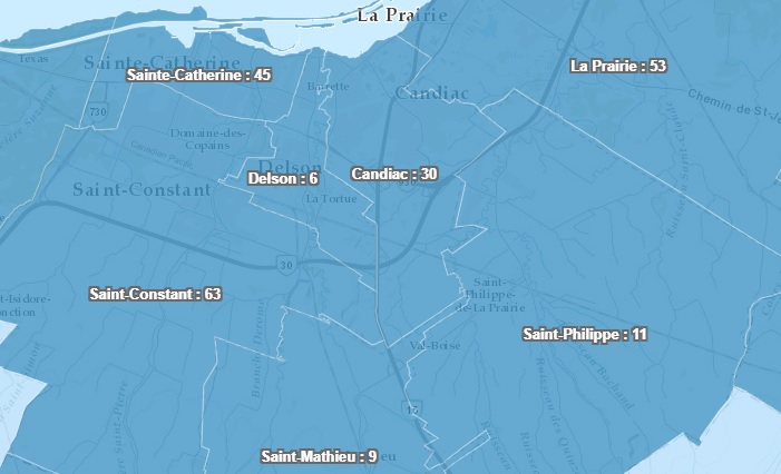 COVID-19 : 30 nouveaux cas confirmés en quatre jours