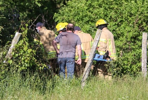 Un résident de Saint-Constant se blesse avec sa scie à chaîne