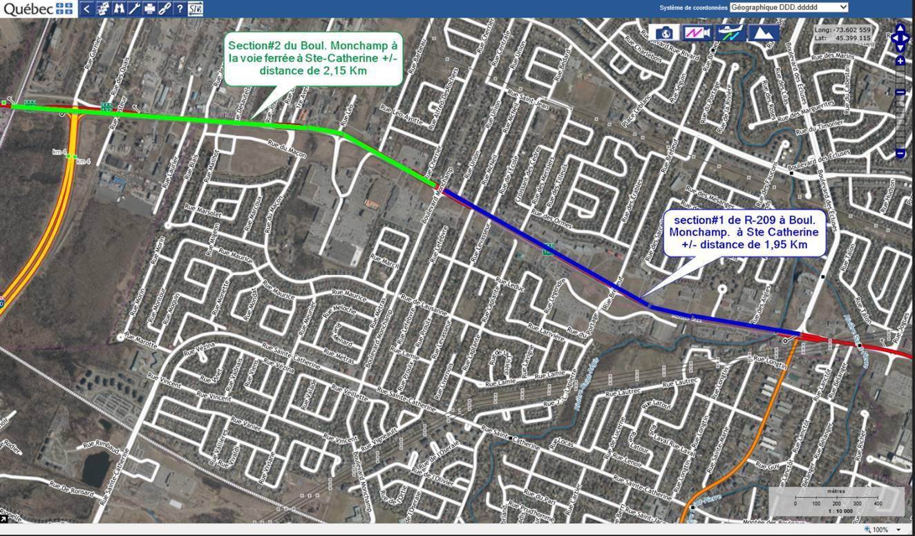 Entraves sur la route 132 à Sainte-Catherine