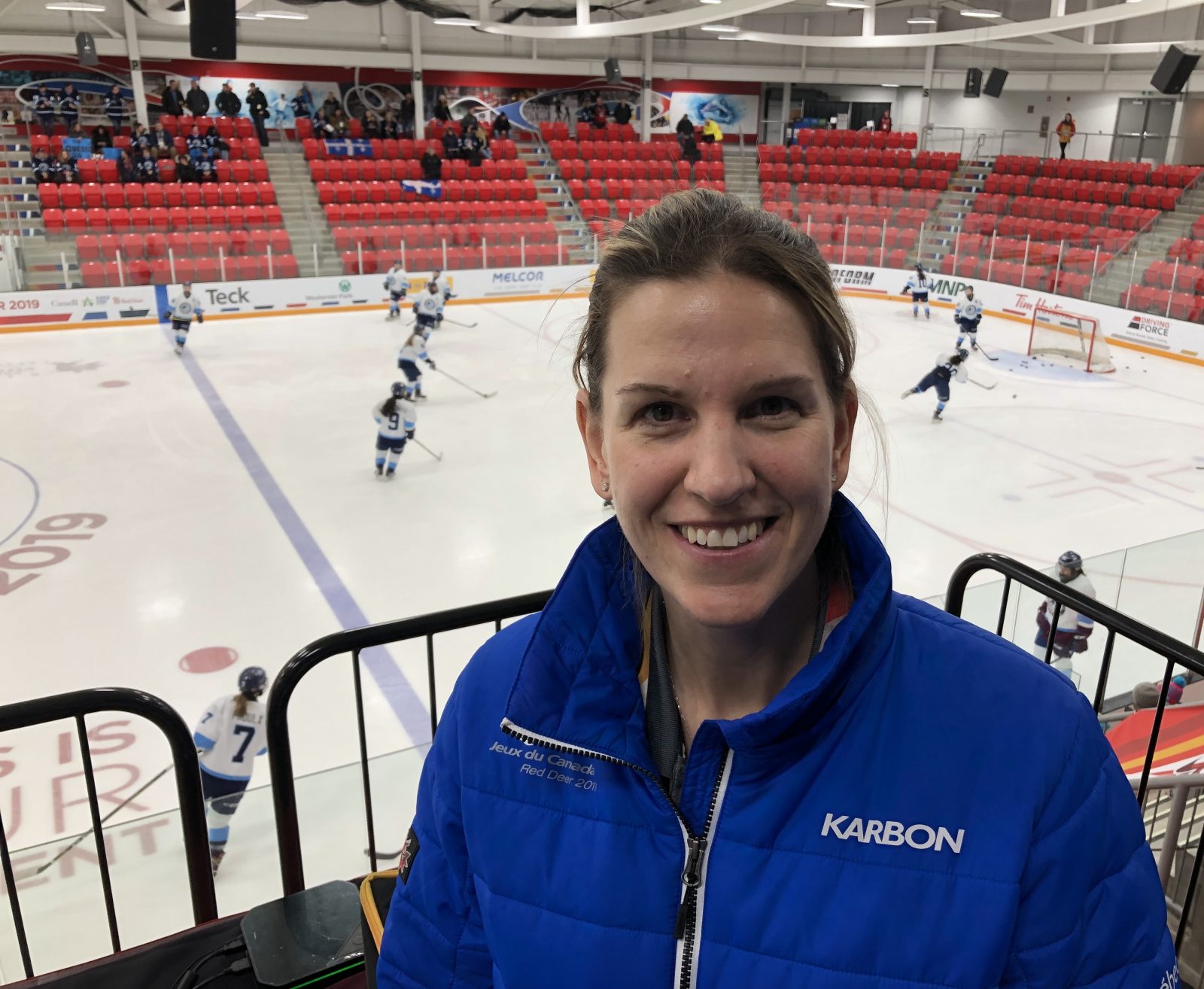 Kim St-Pierre au Temple de la renommée du hockey