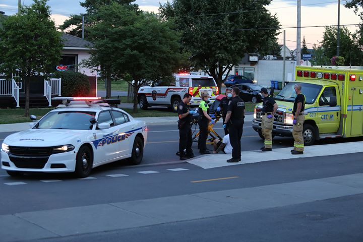 Un cycliste happé par une voiture à Sainte-Catherine