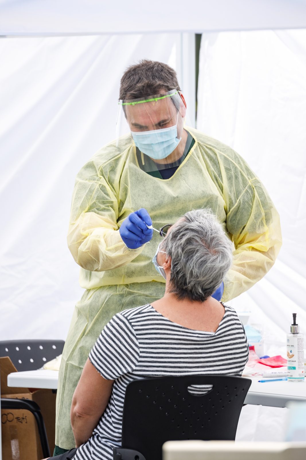 Clinique de dépistage mobile à Sainte-Catherine