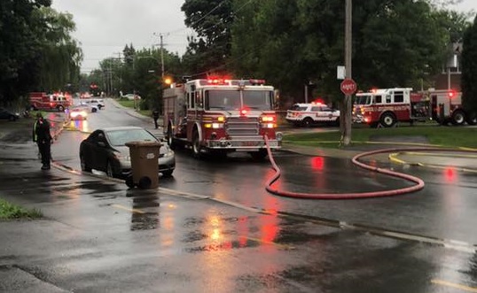 Incendie rapidement maîtrisé à Châteauguay