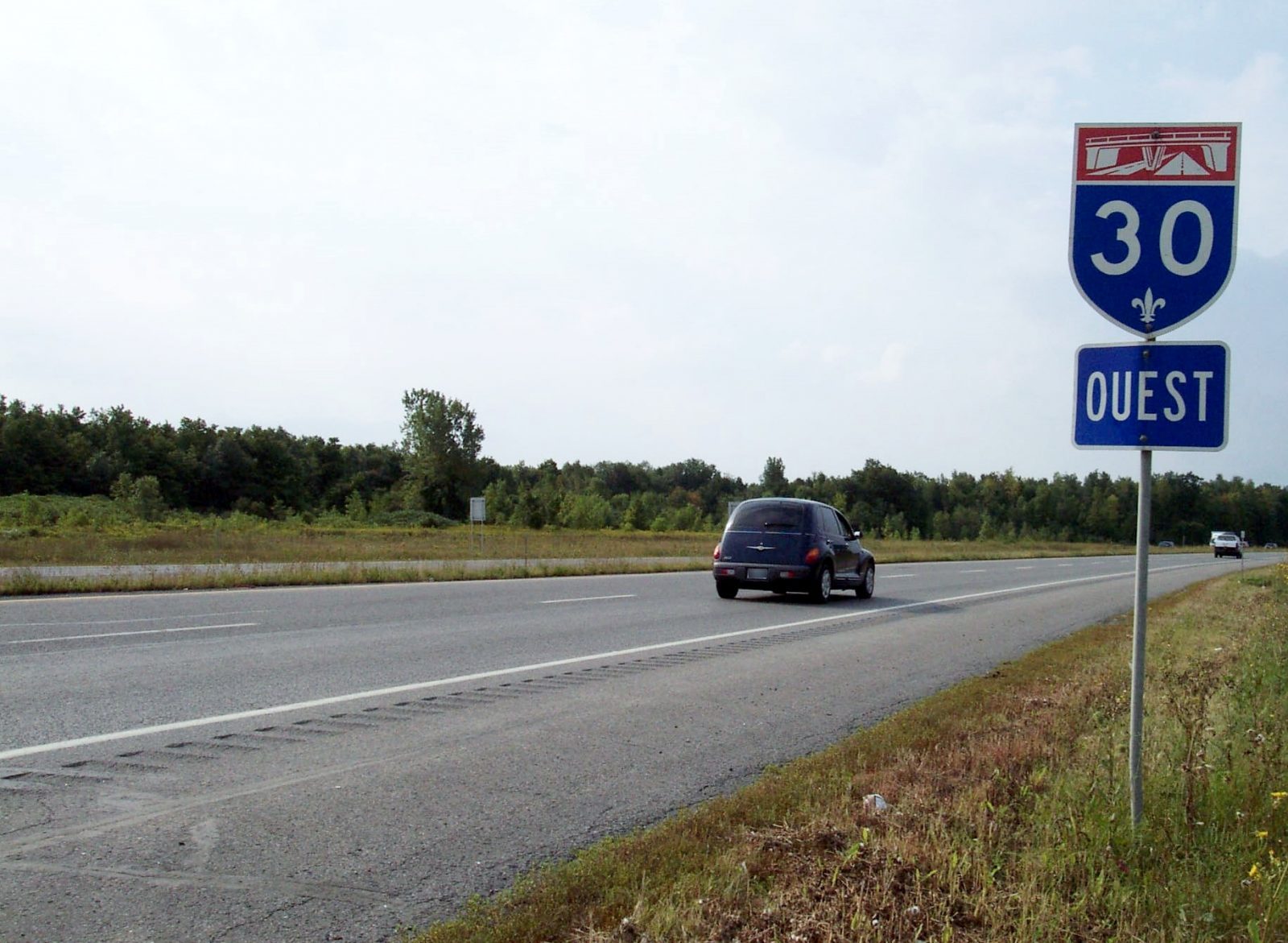 Plusieurs entraves en raison de travaux d’entretien sur l’autoroute 30
