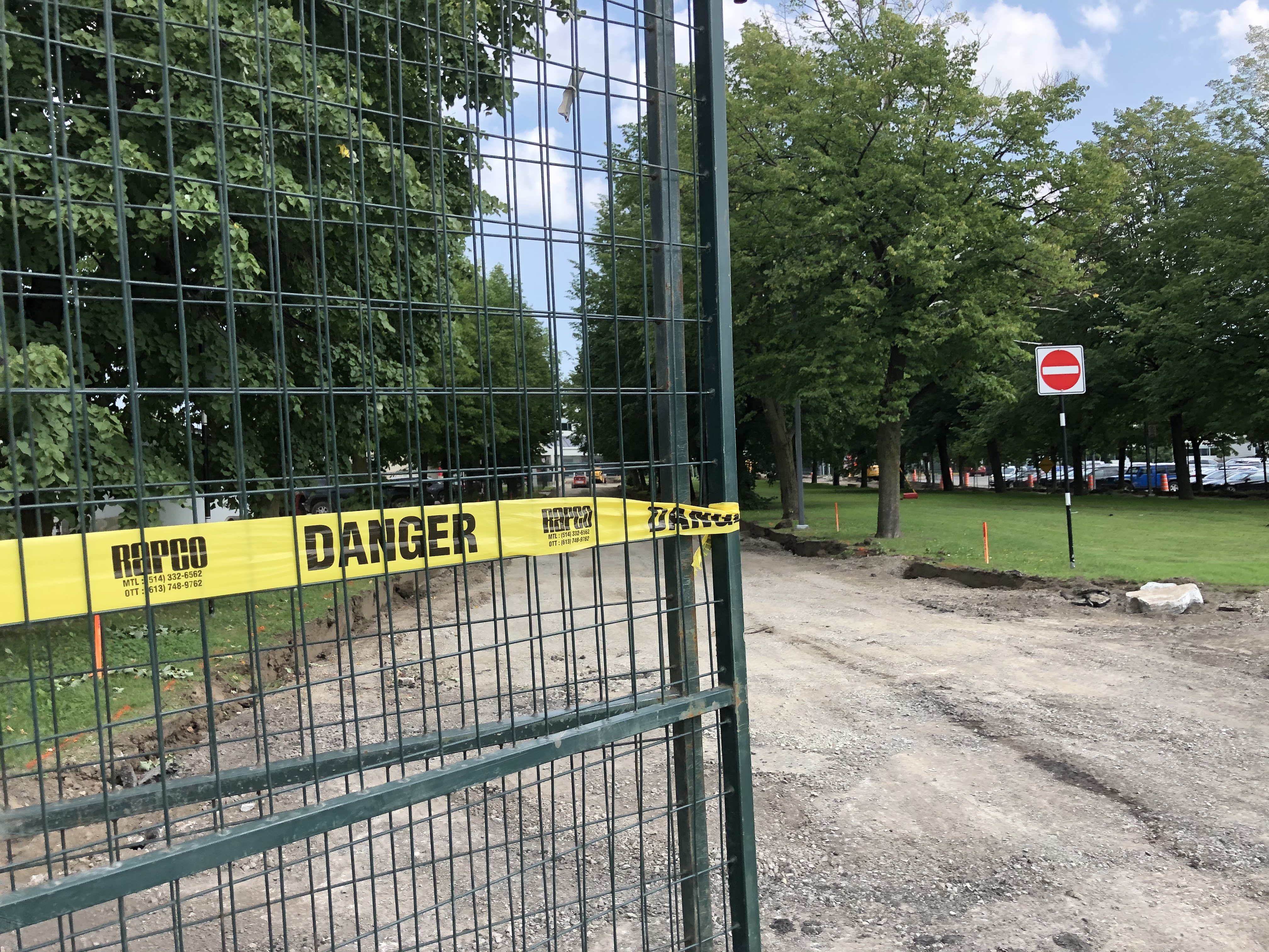 L&rsquo;accès à l&rsquo;hôpital Anna-Laberge en chantier