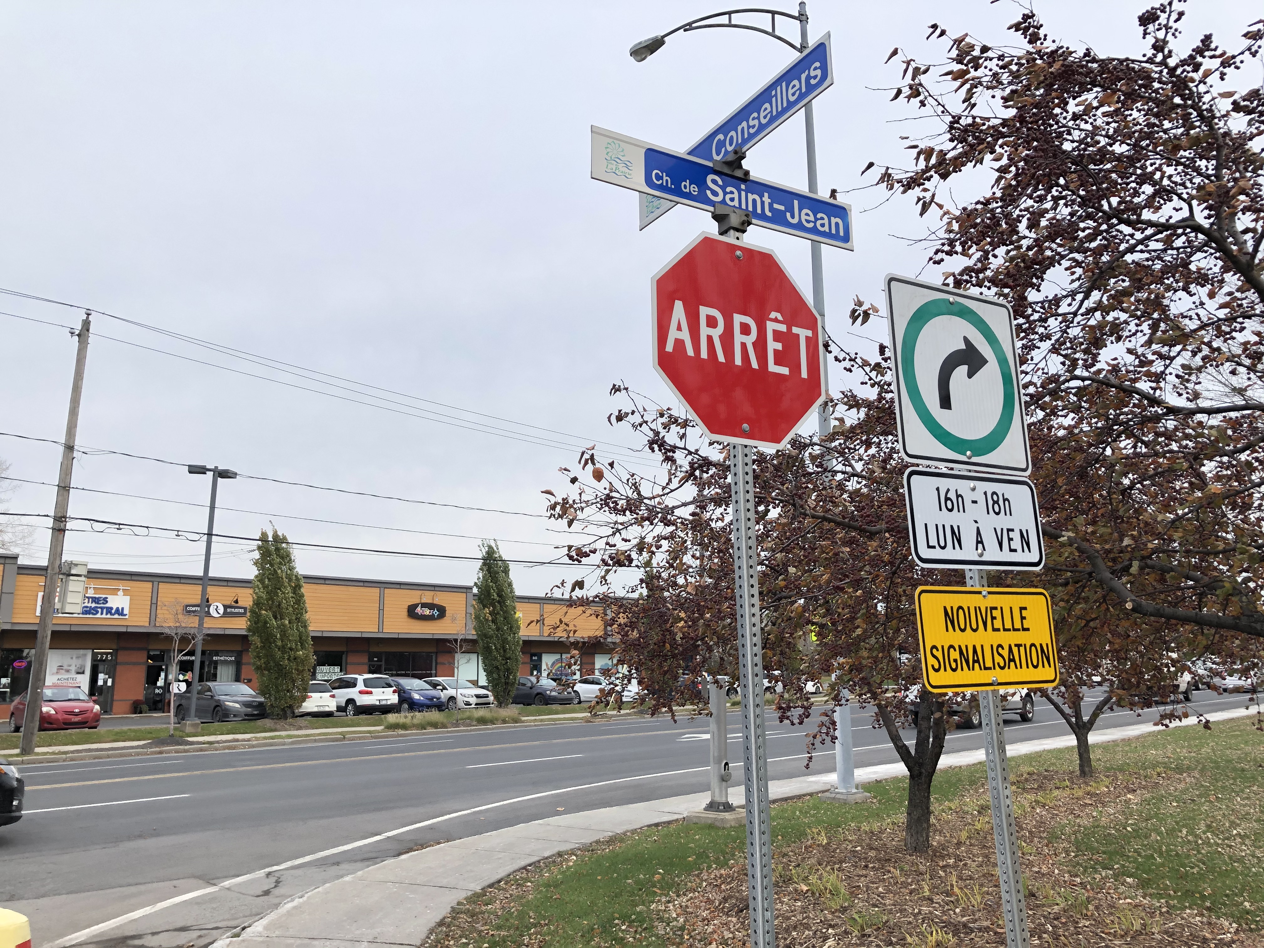 La Prairie : nouveau virage à droite obligatoire sur la rue des Conseillers