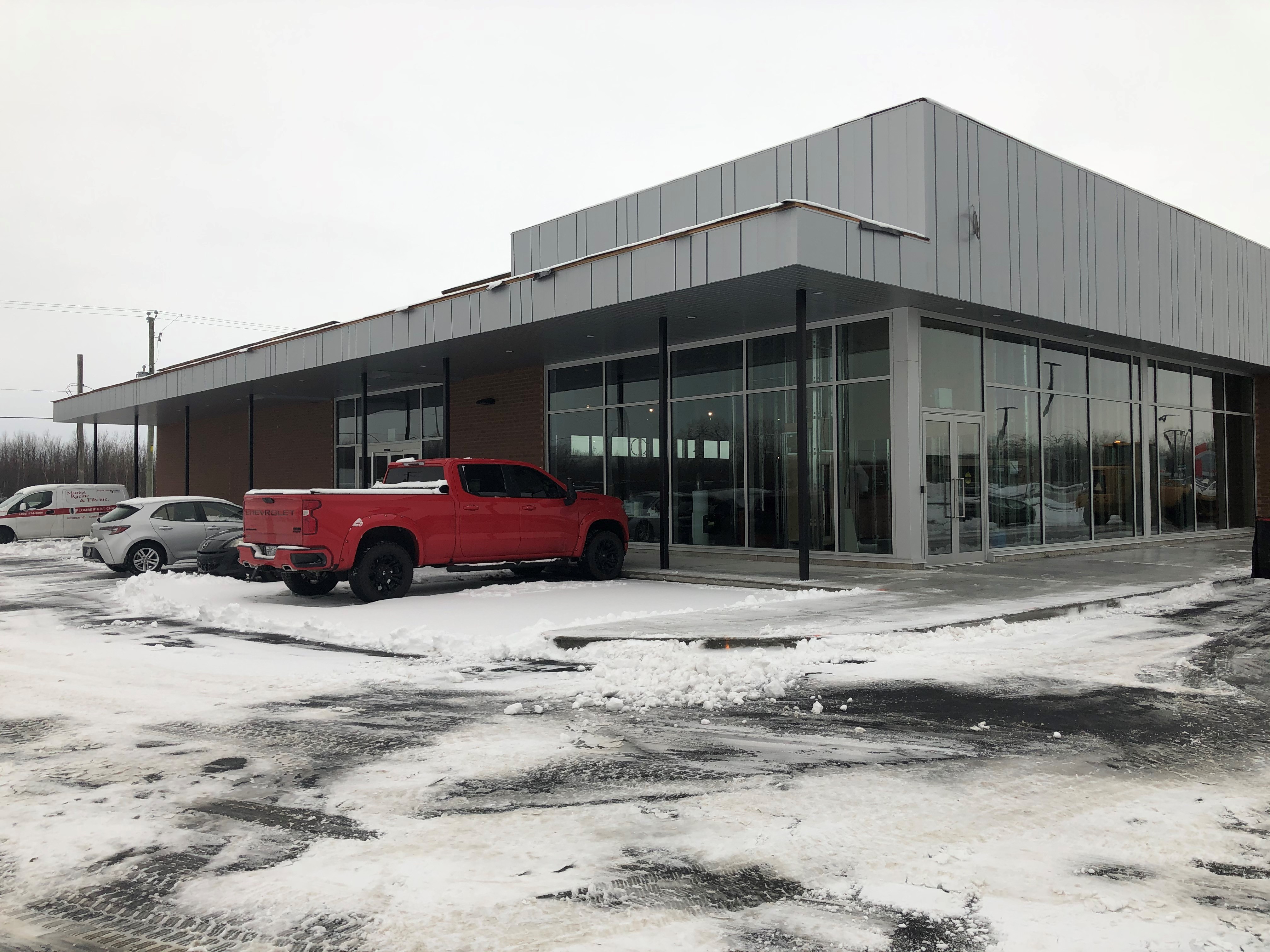 La construction du nouveau bureau de postes à La Prairie «avance bien»
