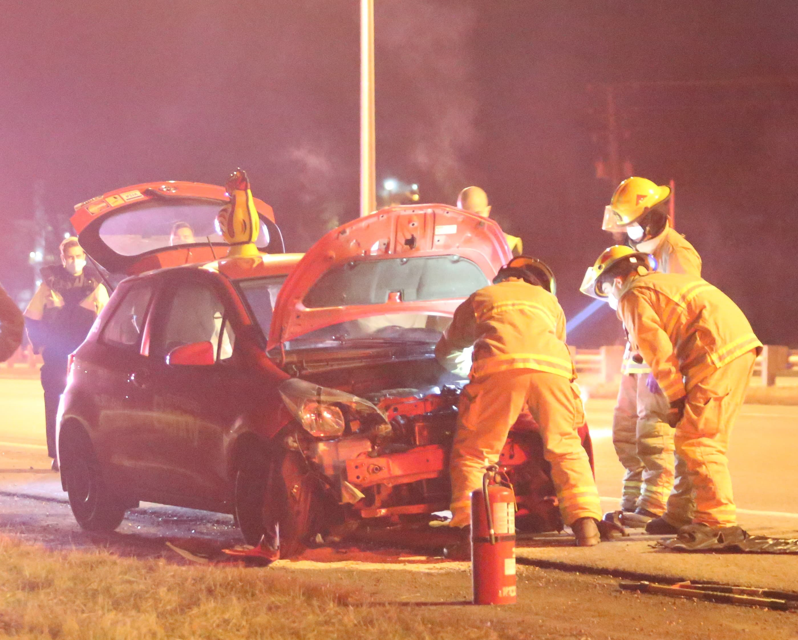 Collision avec un chevreuil sur l’A15 à Candiac