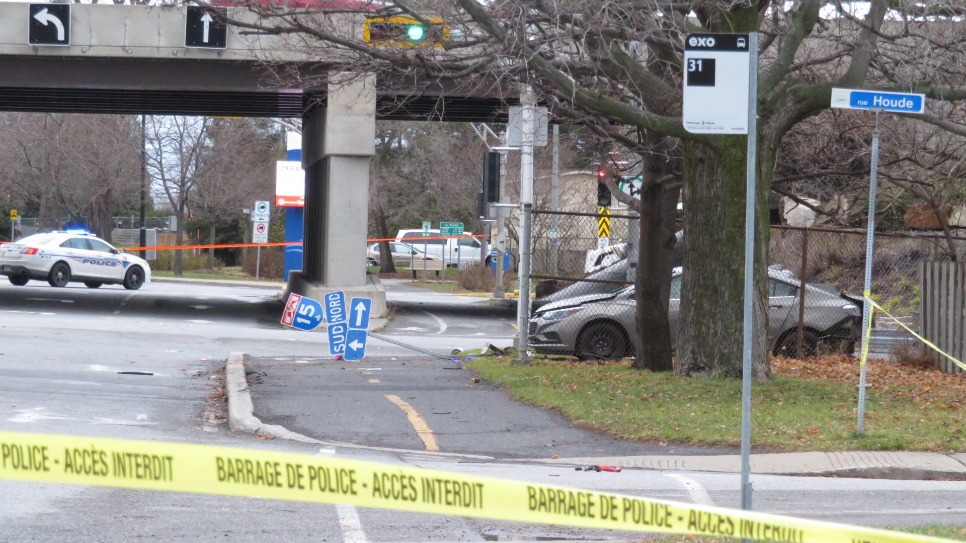Accident à La Prairie : la police recherche toujours un suspect
