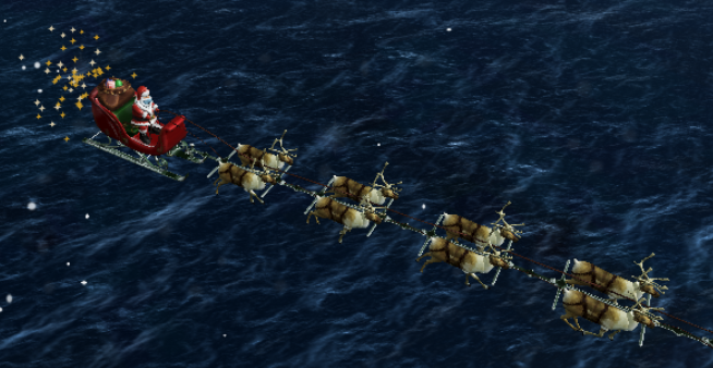 Le père Noël est en route