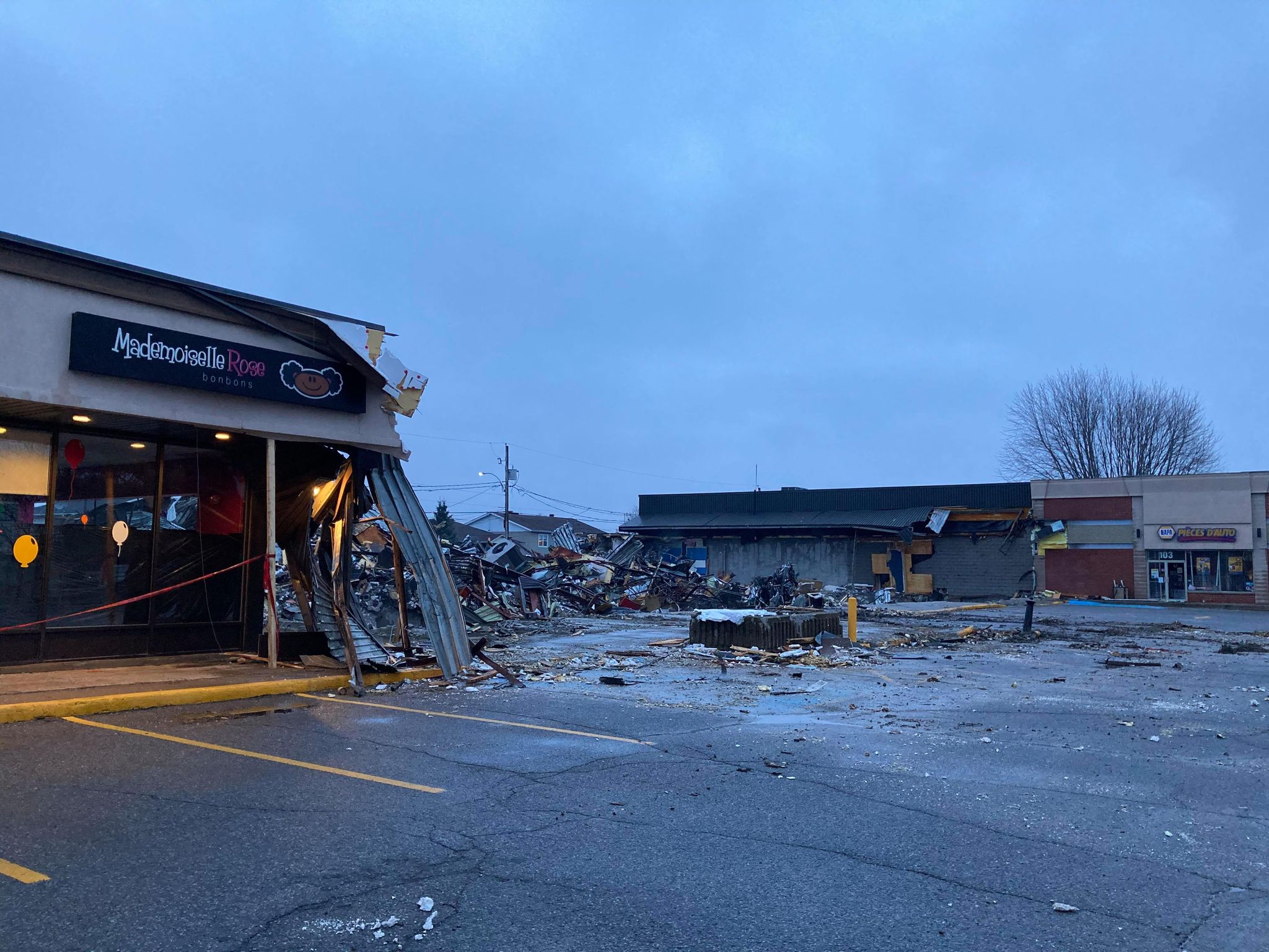 VIDÉO-Incendie à Saint-Rémi : des commerçants témoignent