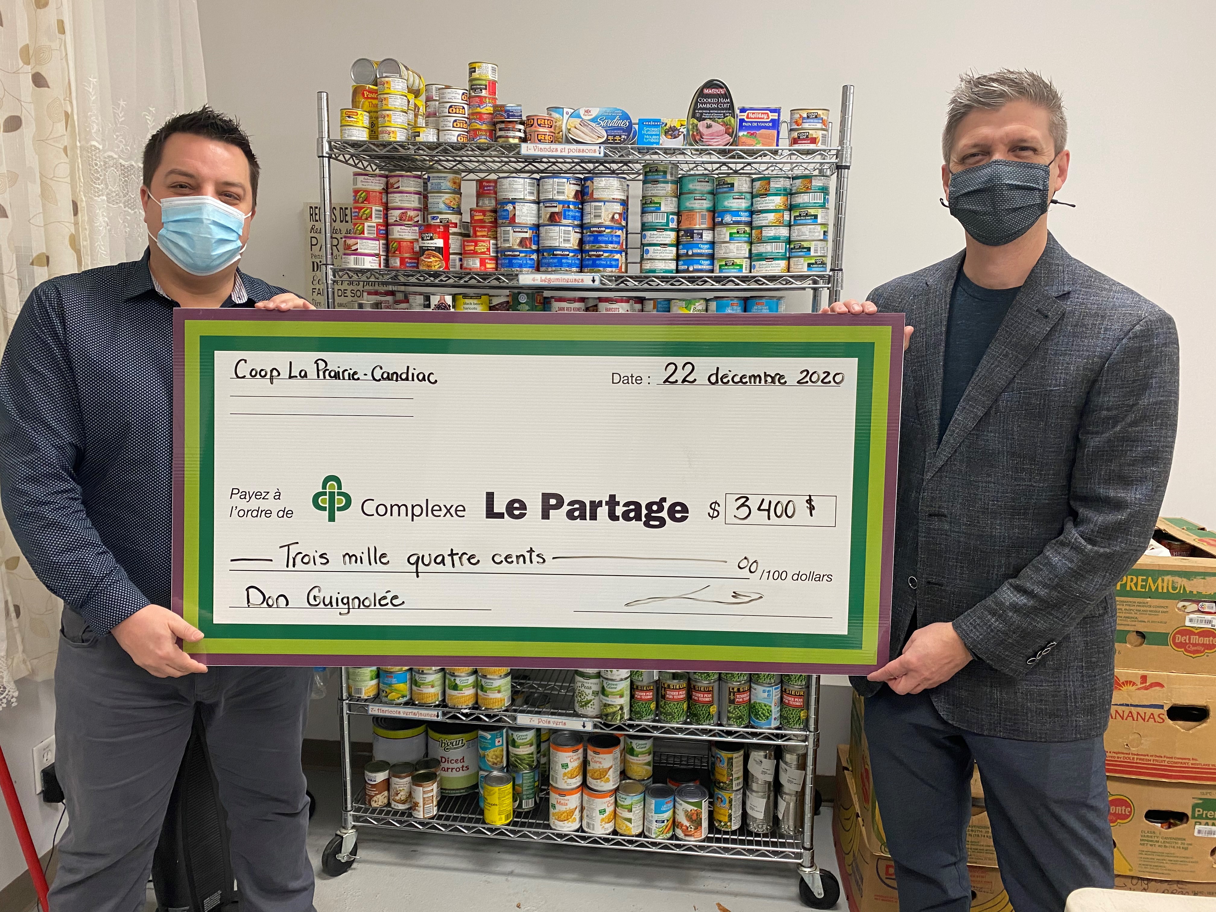 Un groupe d’entraide se mobilise pour donner au Complexe le partage