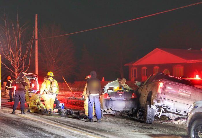 VIDÉO – Un homme gravement blessé dans un accident à Saint-Constant
