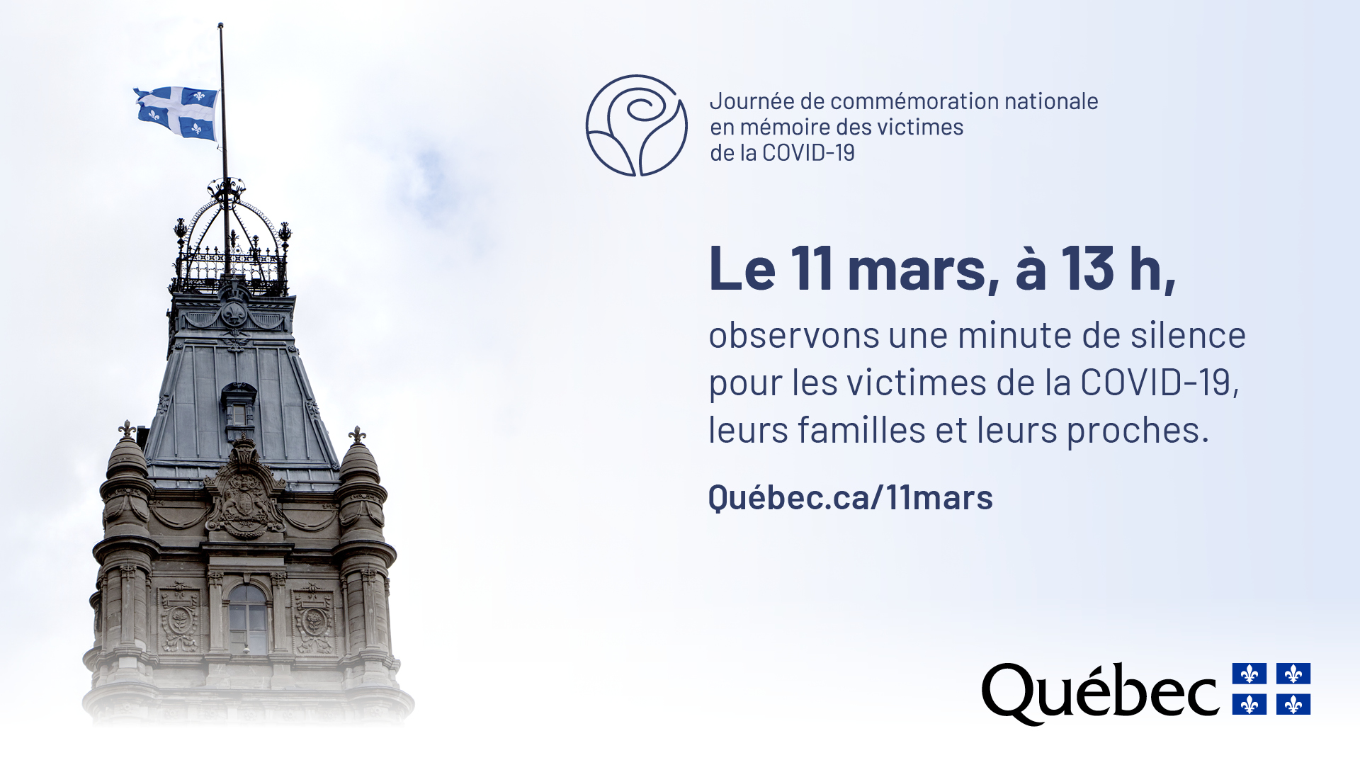 Journée de commémoration nationale en mémoire des victimes de la COVID