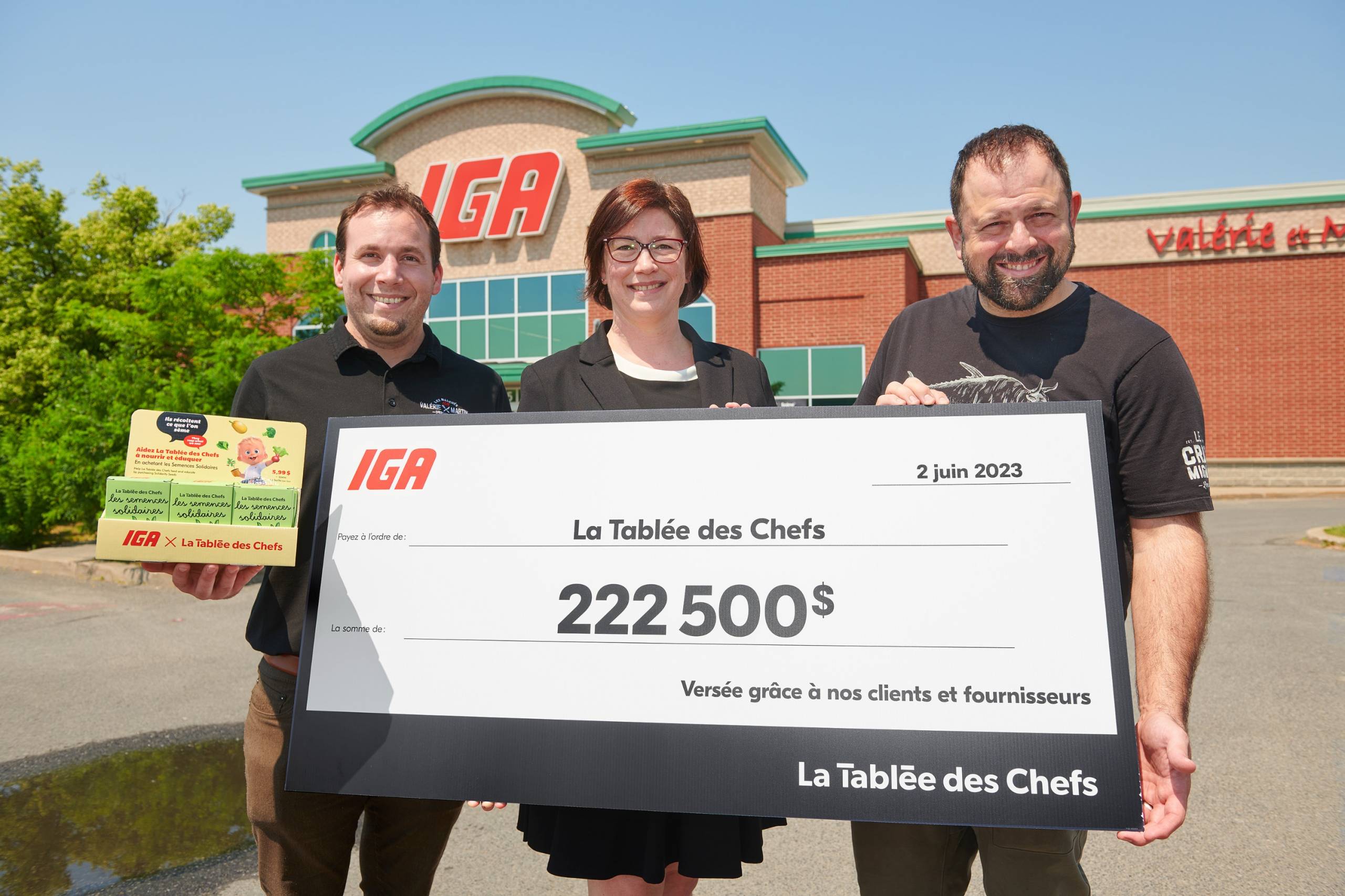 La Tablée des Chefs reçoit plus de 222 000$