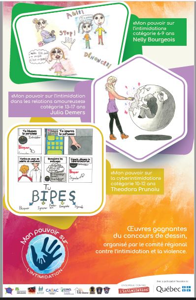 Des dessins d'enfants gagnants contre l'intimidation