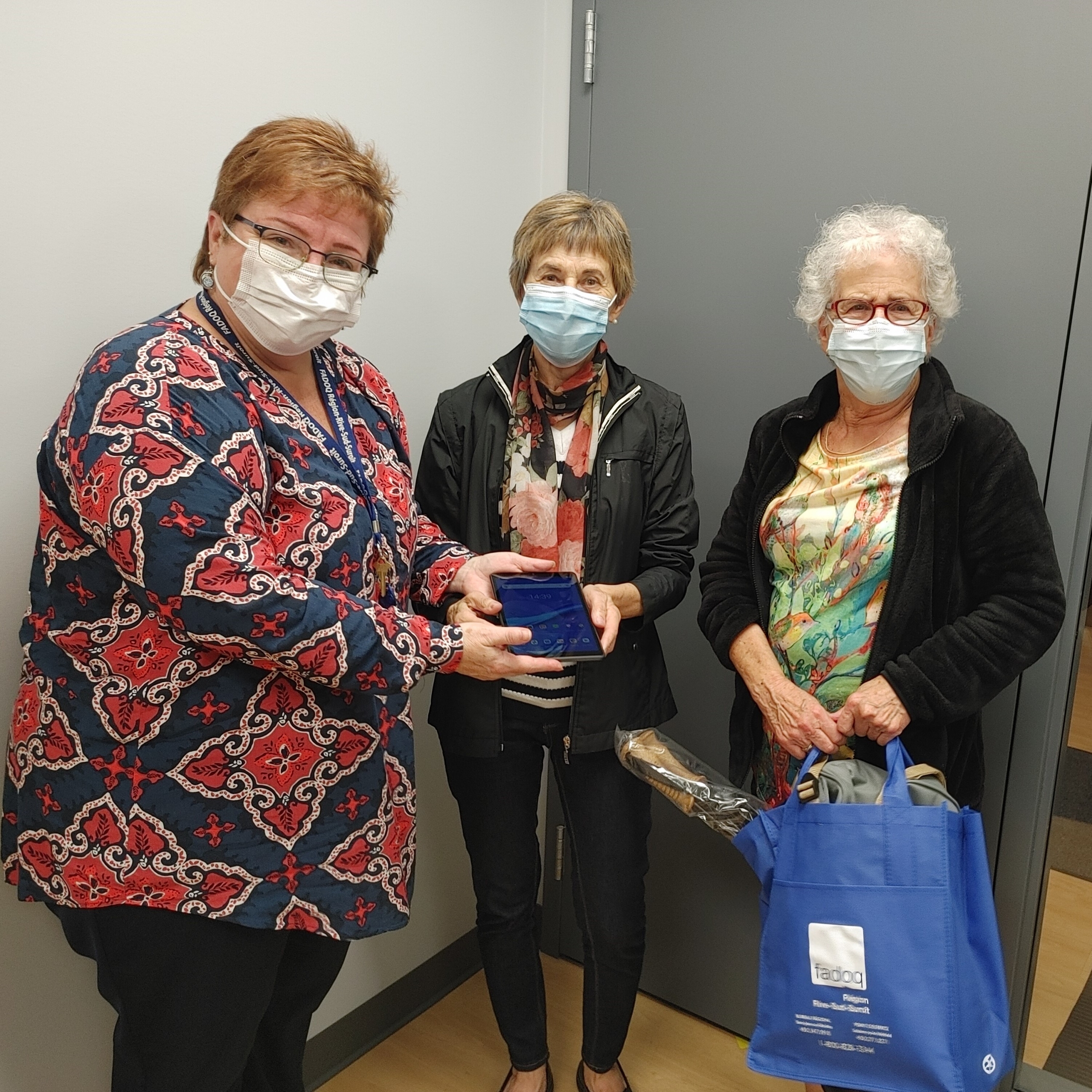 FADOQ : Opération Tablettes pour lire les codes QR