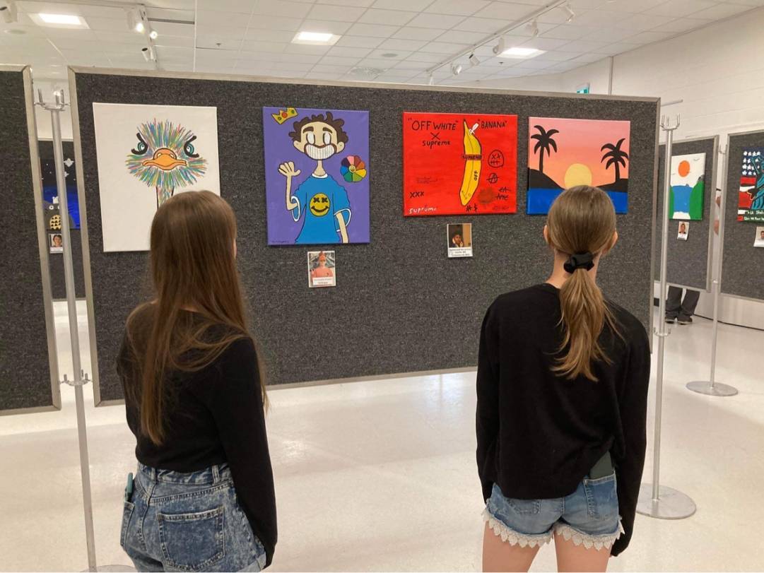 Des élèves dévoilent leurs œuvres d&rsquo;art à La Prairie