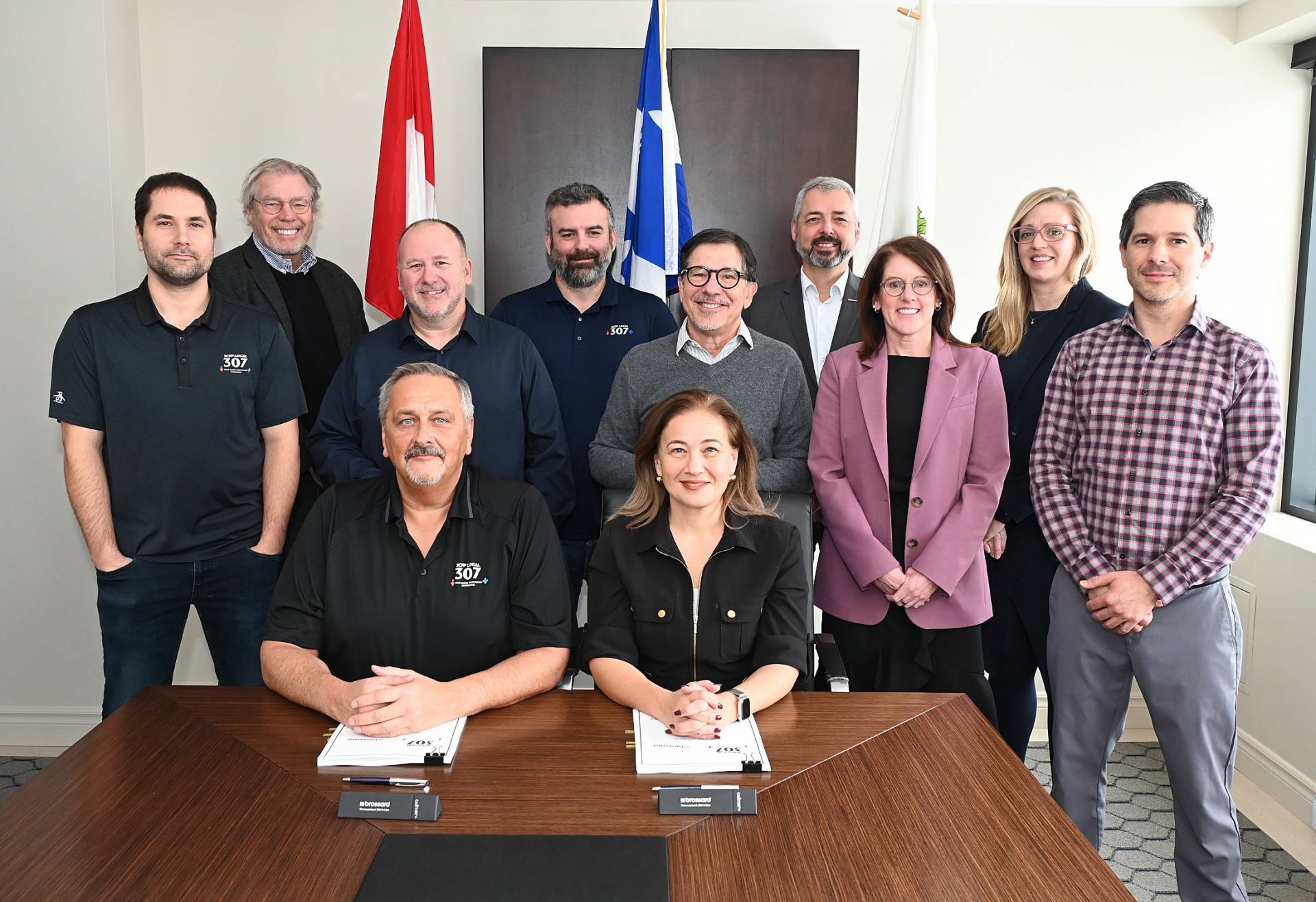 Brossard : l’entente avec les cols bleus est officialisée