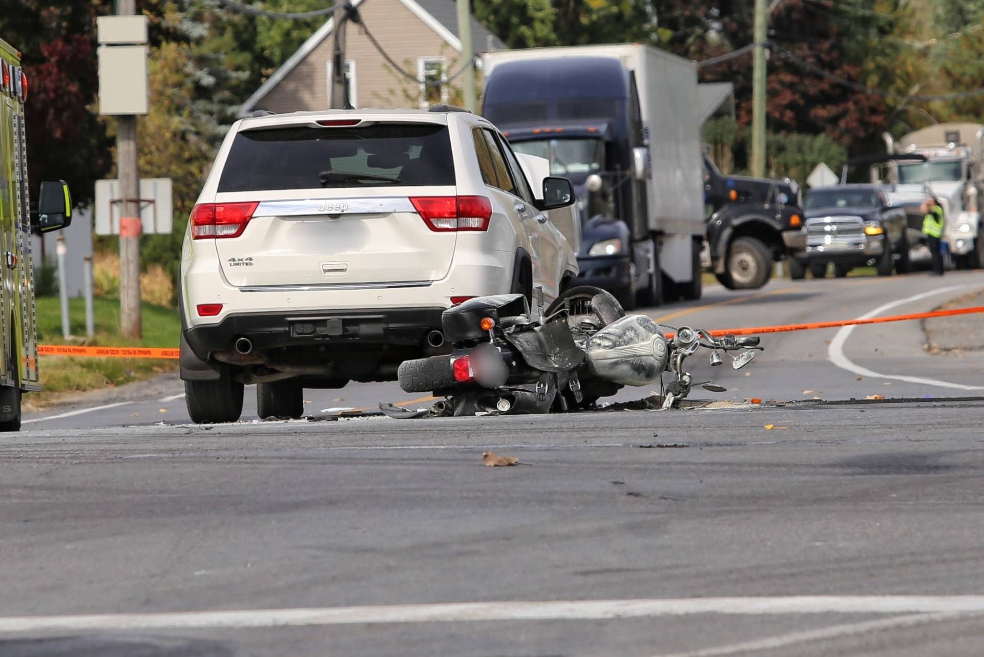 Collision sur la 104 : le motocycliste est décédé