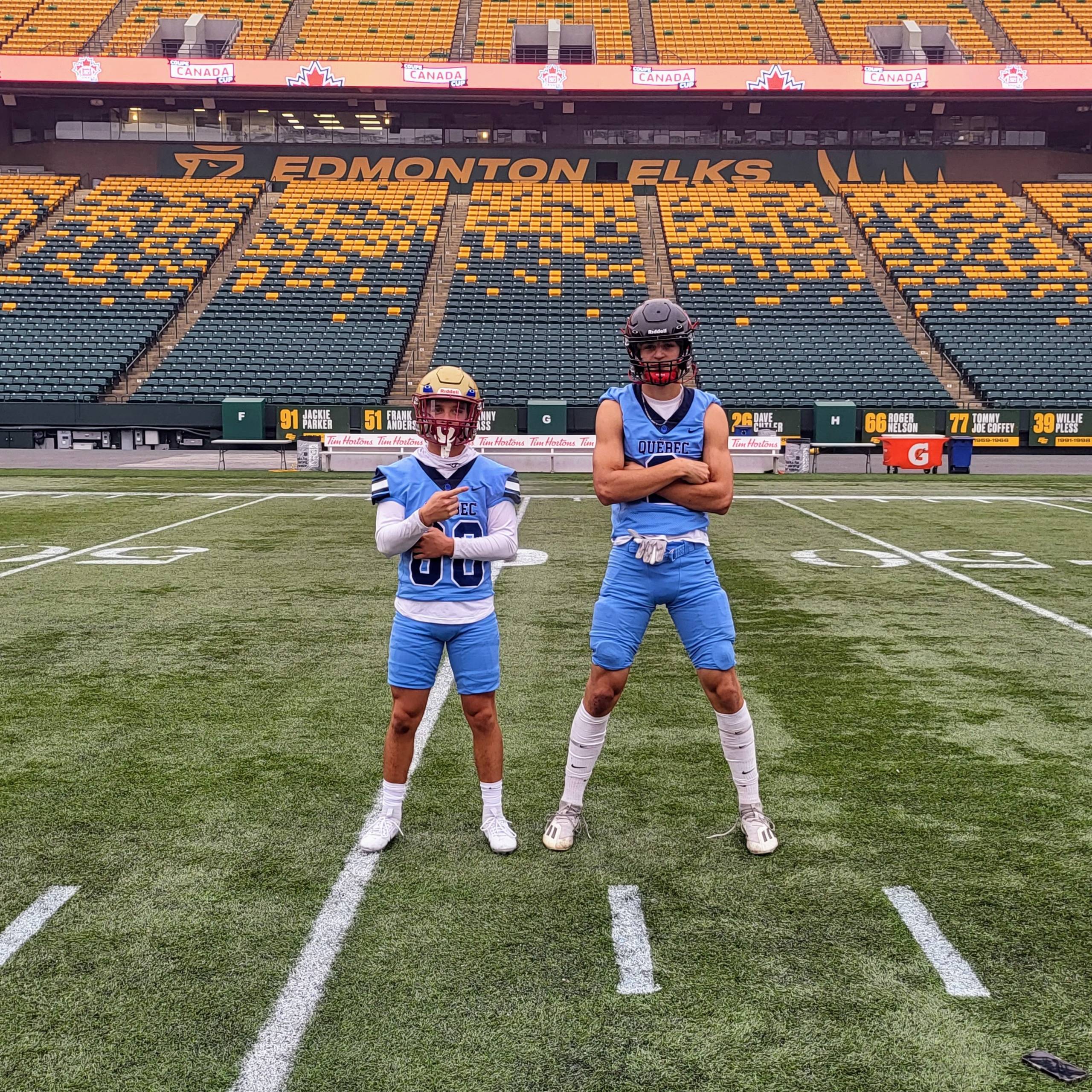 Deux ex-footballeurs du CCL représentent le Québec