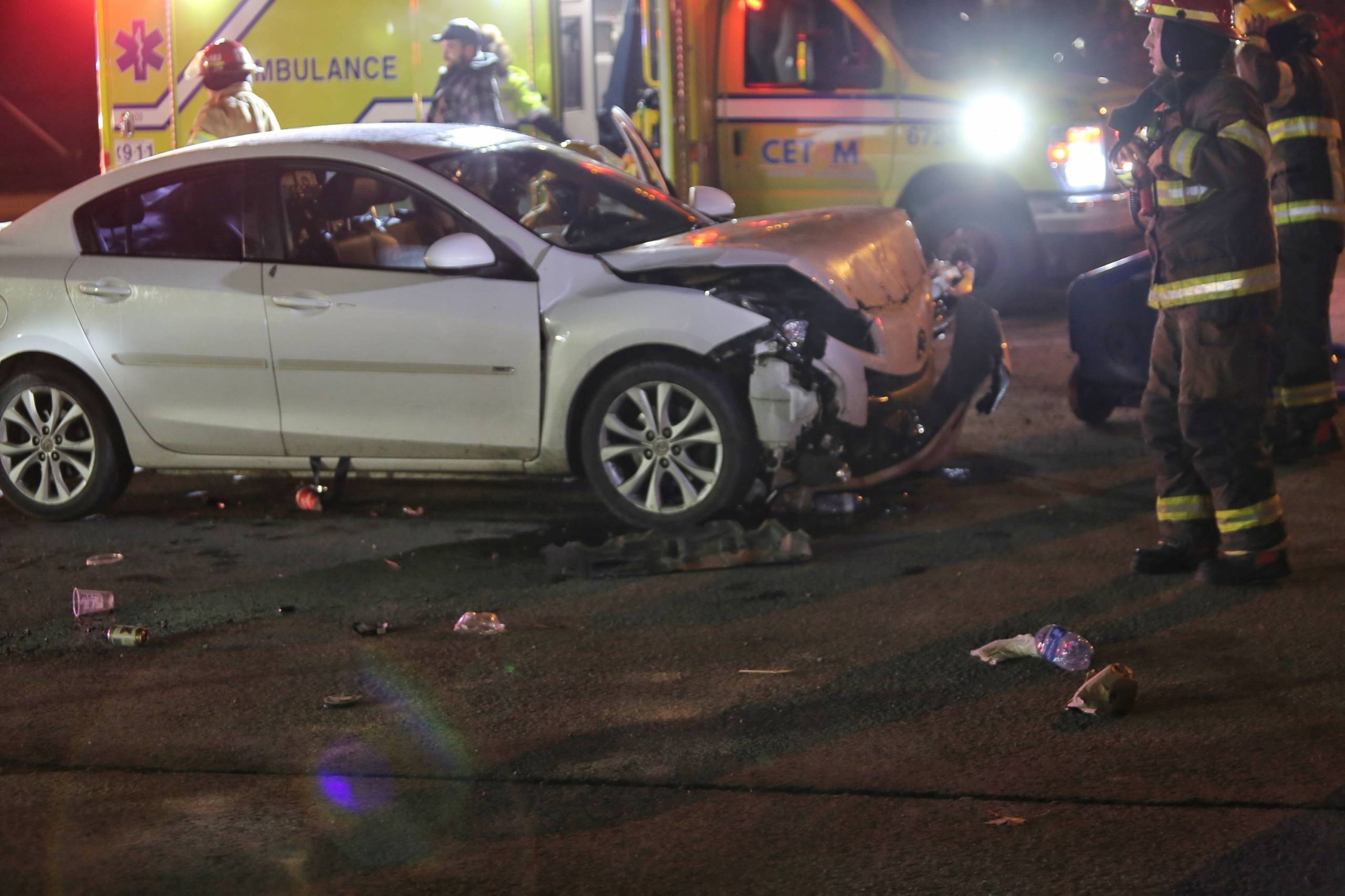 VIDÉO – Accrochage sur la route 132 à Sainte-Catherine