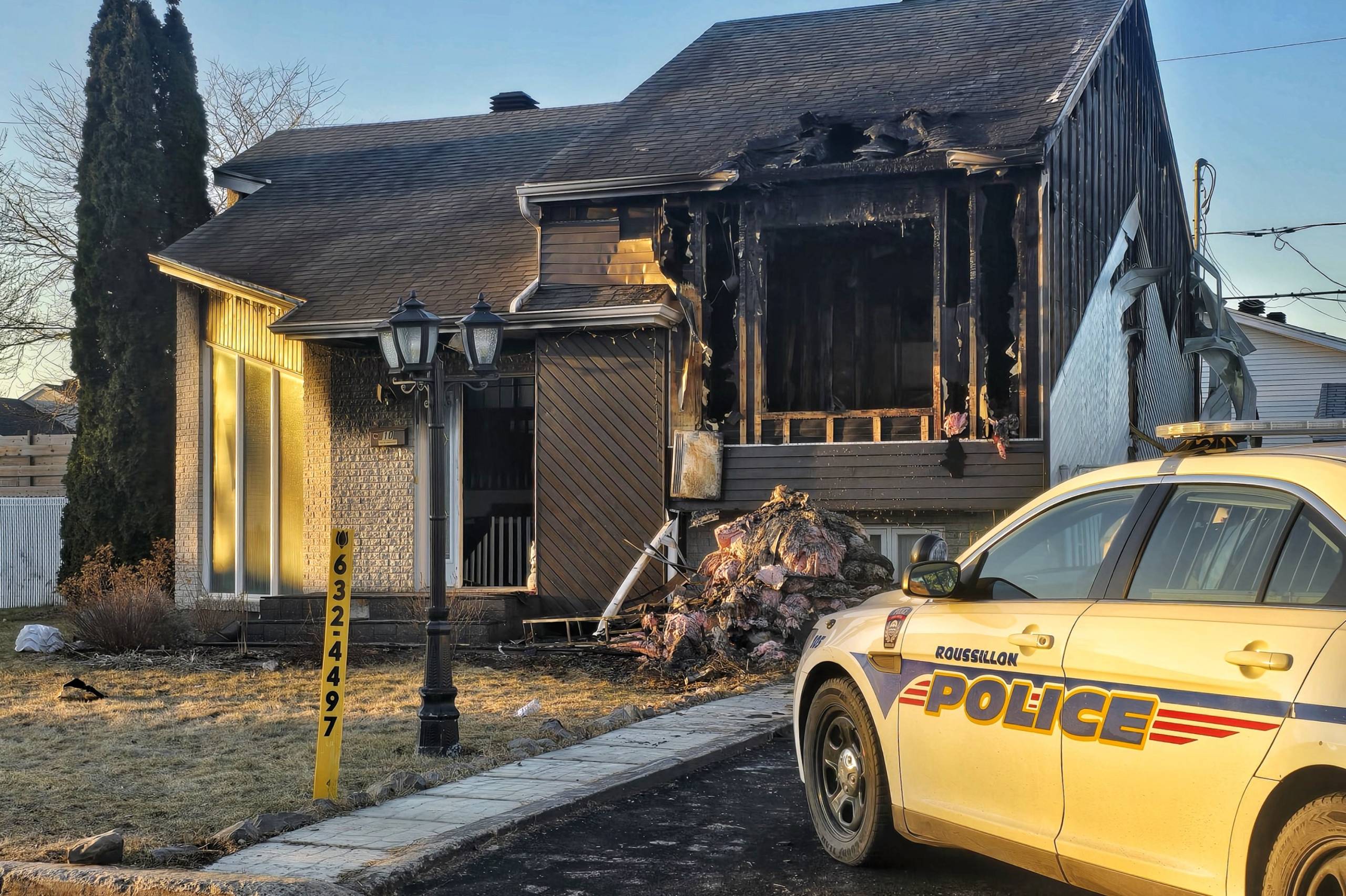 Incendie à Saint-Constant : possiblement un acte criminel