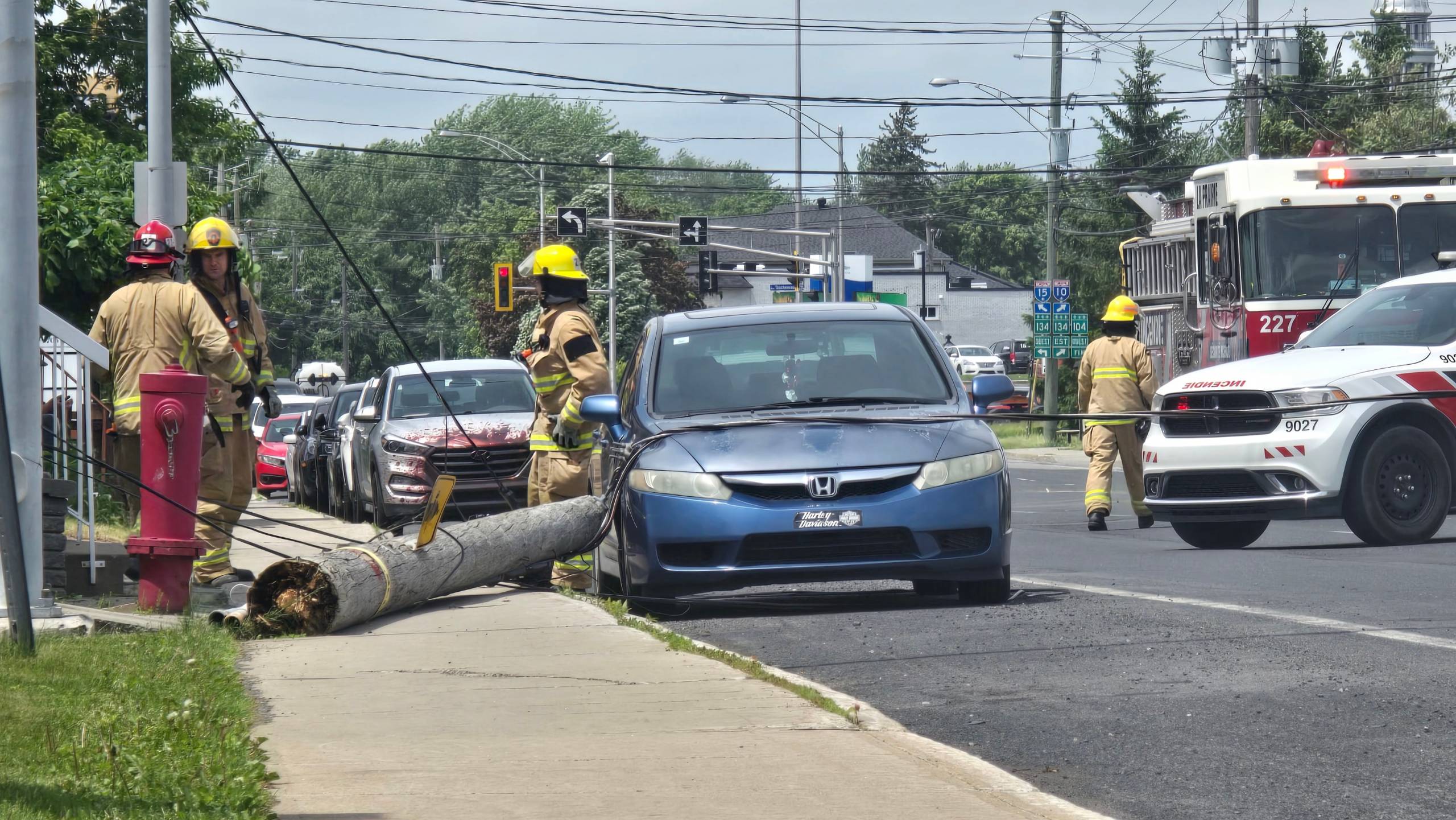 Forts vents : plusieurs pannes de courant