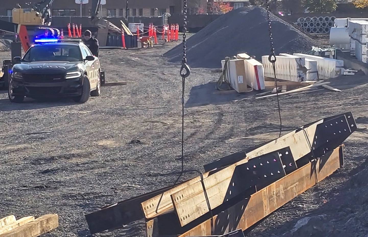 Accident de travail sur le chantier de Jacques-Leber