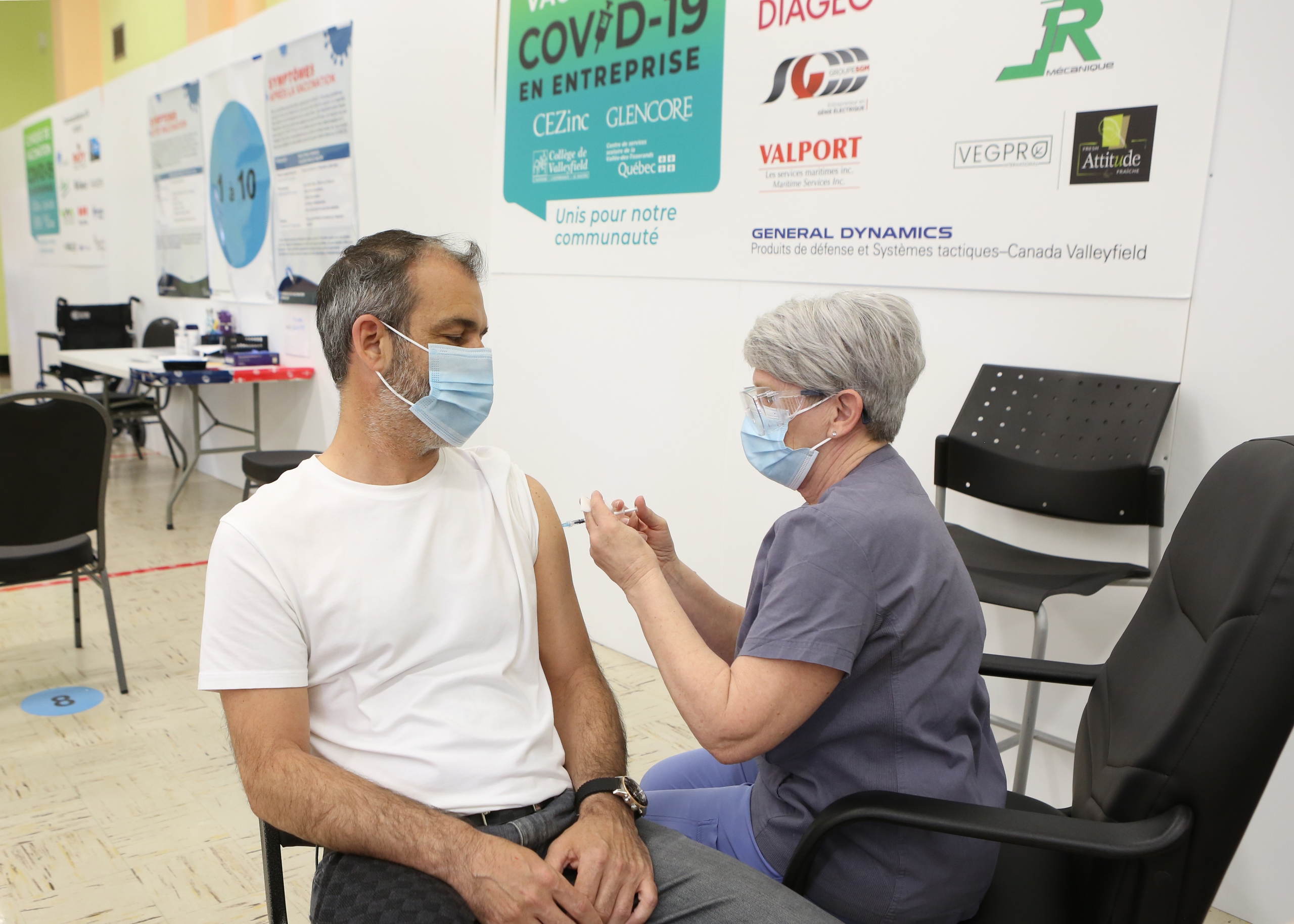 Vaccination : les premières doses en hausse en Montérégie