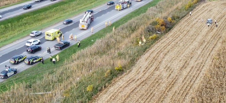 Sortie de route sur l&rsquo;A30 : le conducteur est décédé
